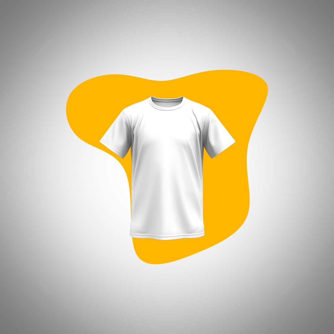 Camisa de malha sem gola