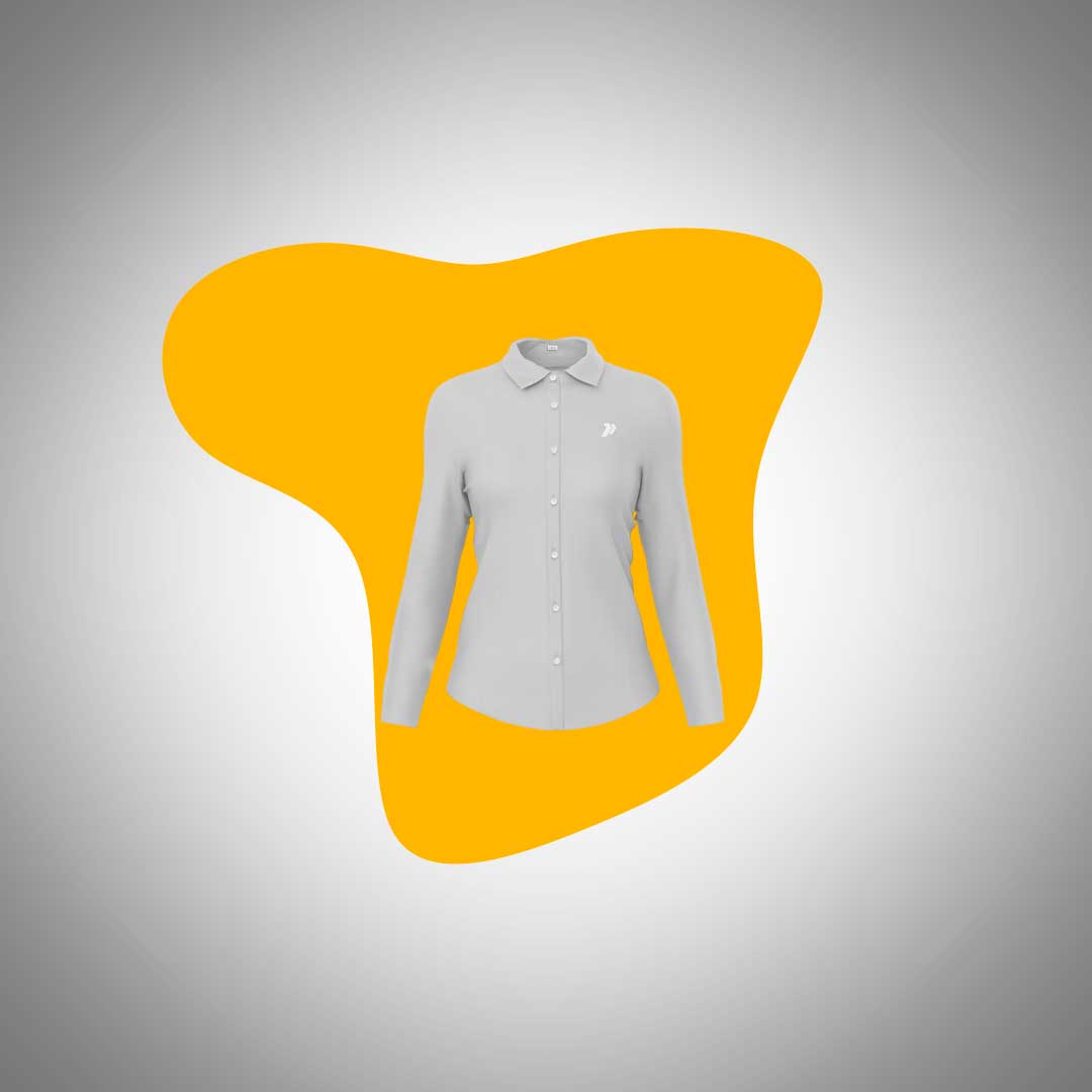 Camisa-social-baby-look-Manga-longa